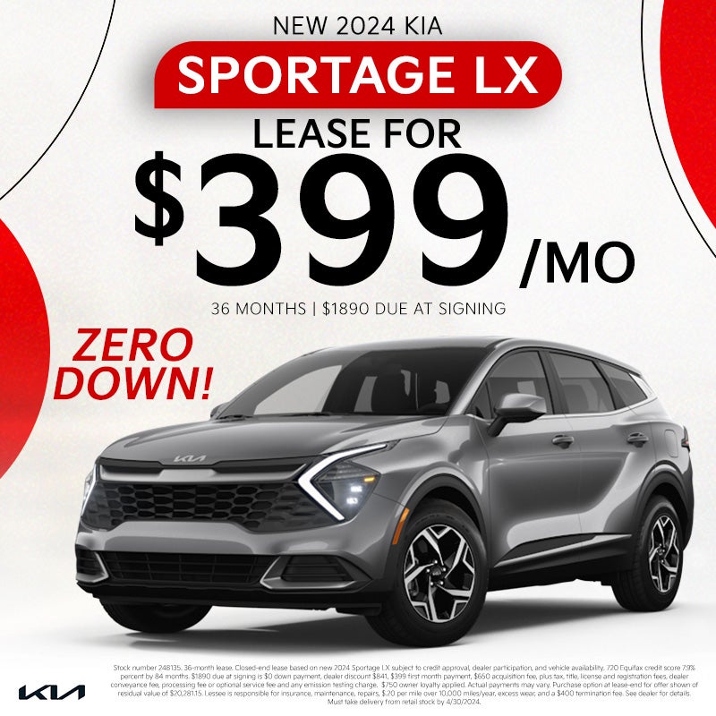 2024 Kia Sportage $399Per month